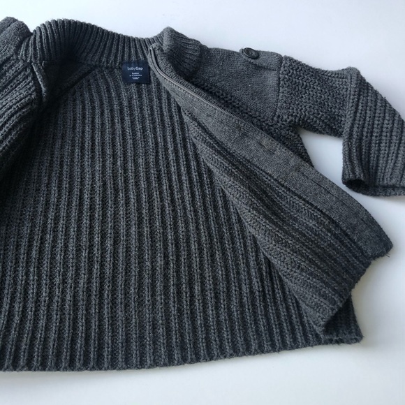 Baby gap front zip sweater - Picture 3 of 4